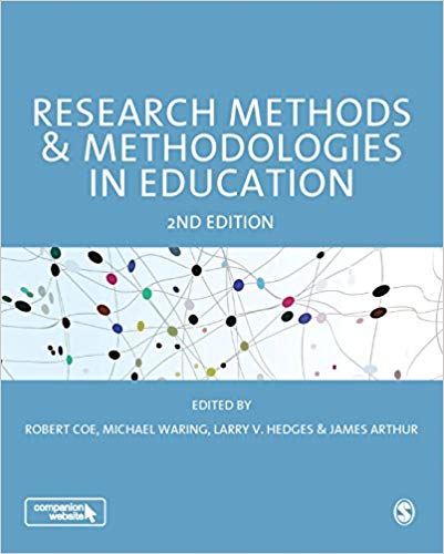 Research Methods and Methodologies in Education 2nd Edition